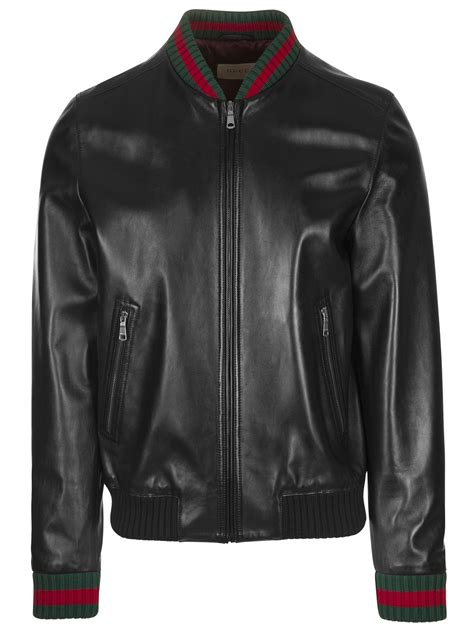 leather gucci jacket|gucci jacket without hoodie.